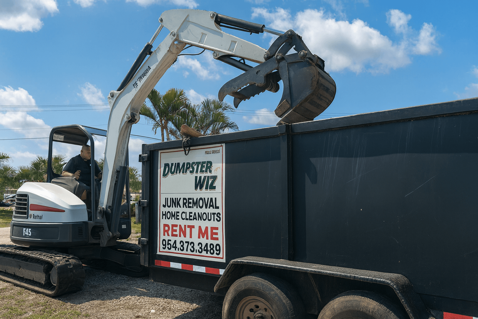 Dumpster Wiz - Junk Removal, Demolition & Dumpster Rental Services dumpster rental