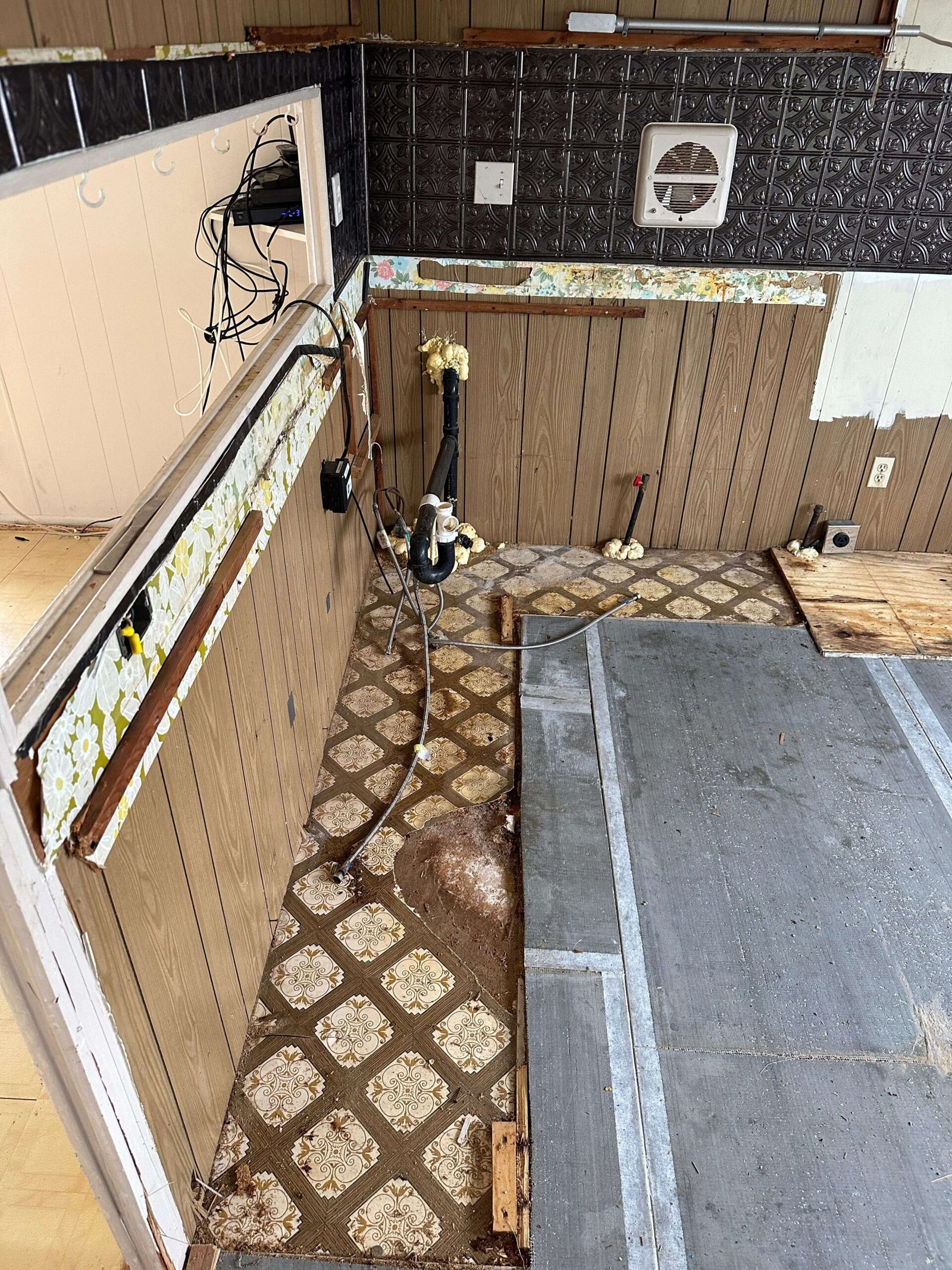 after kitchen demolition Rockledge, Fl