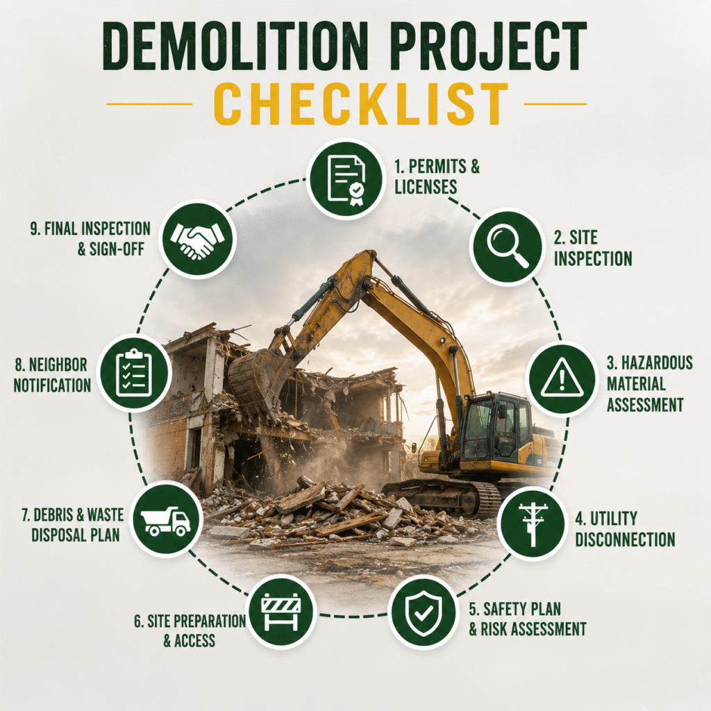 Essential checklist for safe demolition projects in Florida — licensed contractor on Brevard County job site