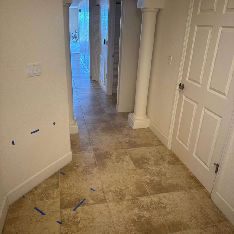 Condo interior undergoing demolition and renovation preparation